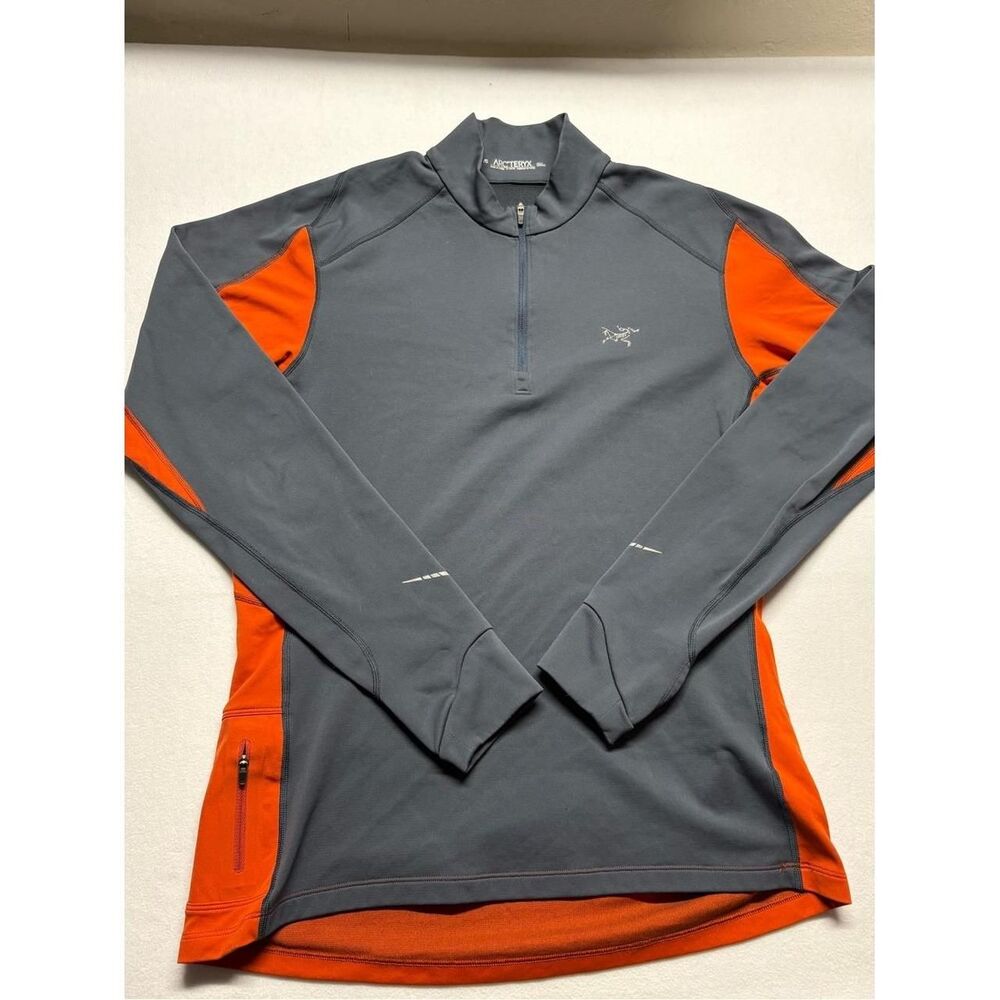 Arc-teryx Men's Grey and Orange Jacket